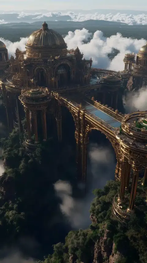 Hyperrealistic Aerial Cityscape