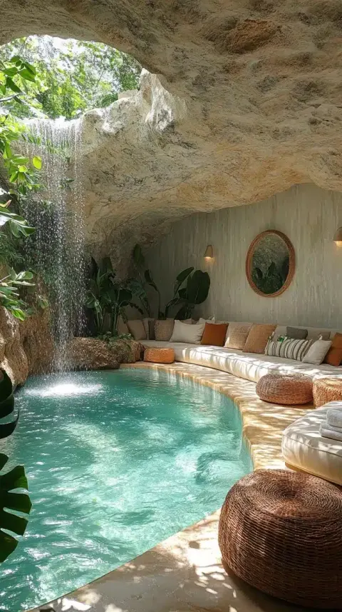 Cave Resort with Waterfalls