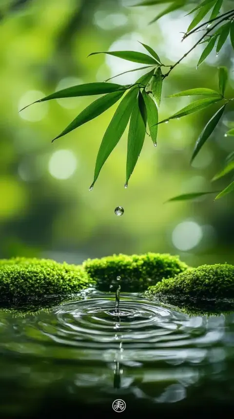 Realistic Bamboo by Waterhole