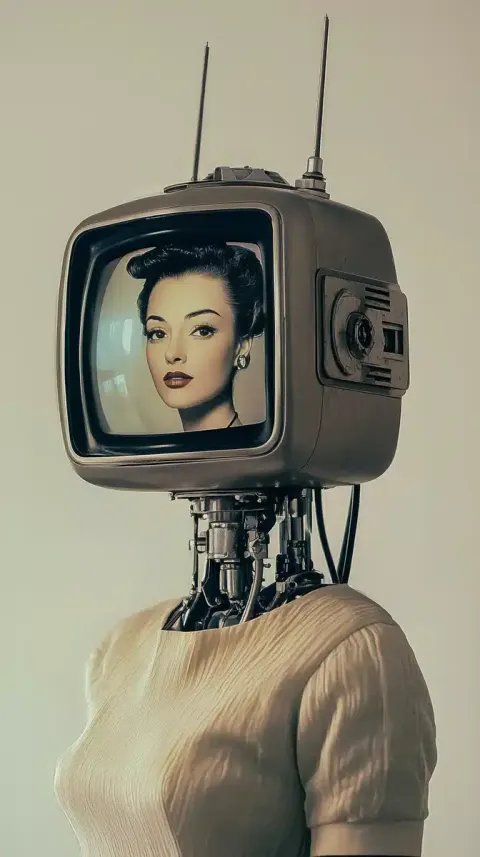1950s Robot with TV Head