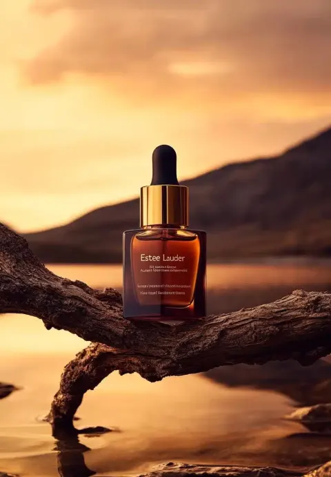 Minimalist Product Photography Este Lauder Serum