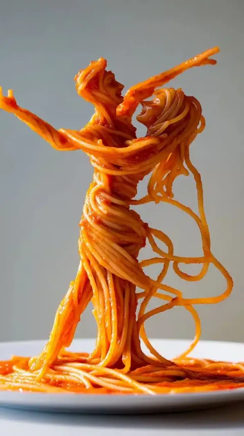 Spaghetti Figures in Sauce