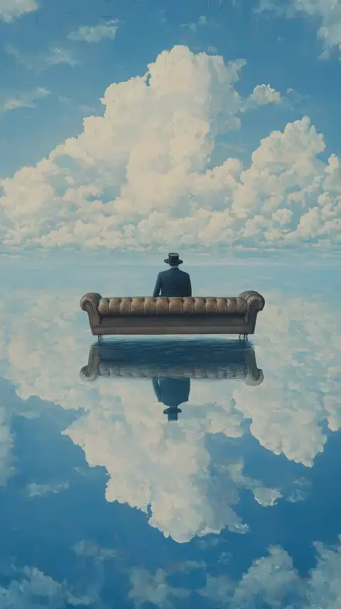 Surrealist Sofa on Ocean