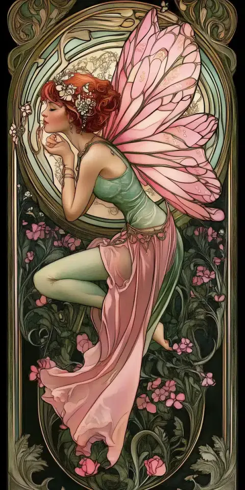 Art Nouveau Fairy Design