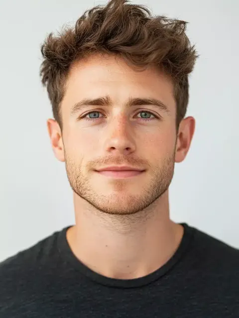 ID Photo of Young Man
