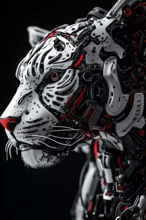 Hyper-Realistic Robot Tiger