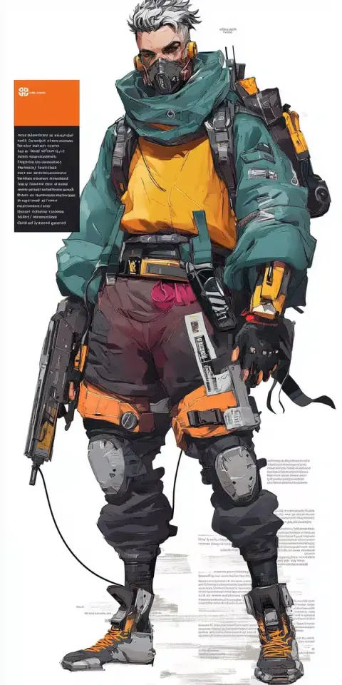 Detailed Graphic Novel Illustration