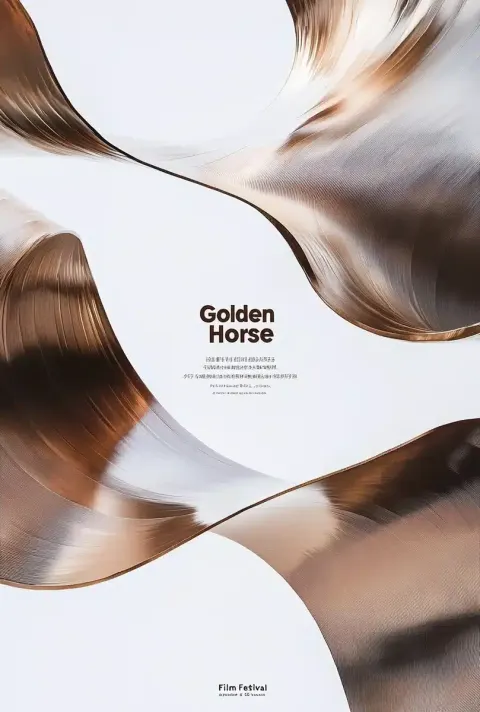 Abstract Bronze Sculptures Poster