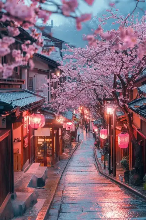 Sakura Posters in Japan