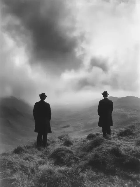 Farmers Overlooking Vale