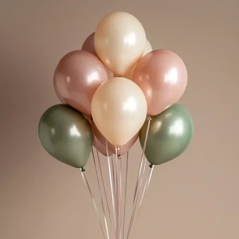 Pastel Balloons in Morandi