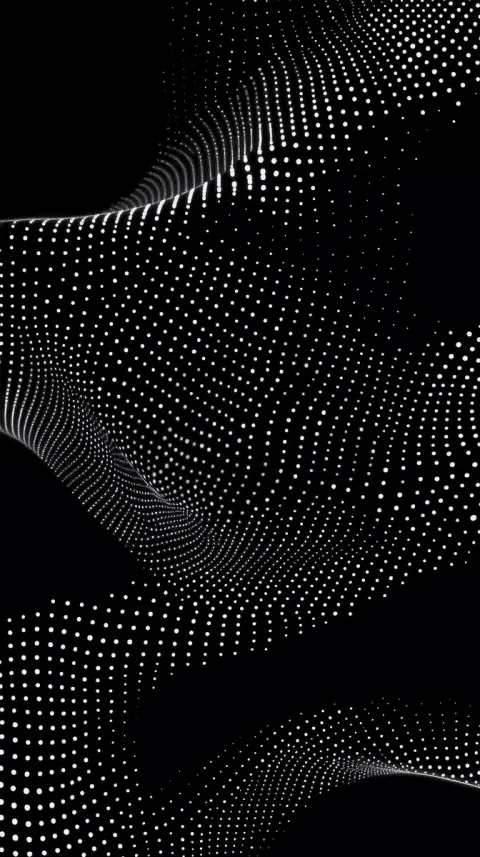 Art Deco Wavy Lines Grid