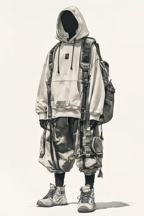 Hand-Drawn Clothing Illustrations