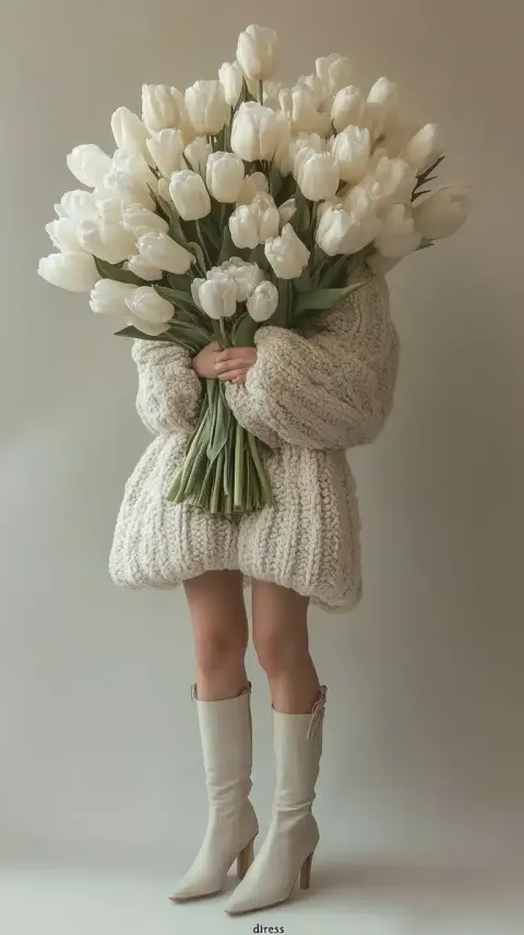 Elegant Tulip Bouquet Display
