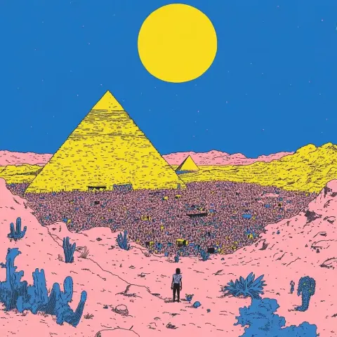 Psychedelic Festival by Pyramids