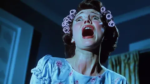 Technicolor Housewife Screaming