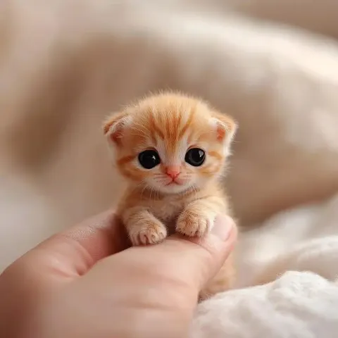 Tiny Ginger Kitten Photography