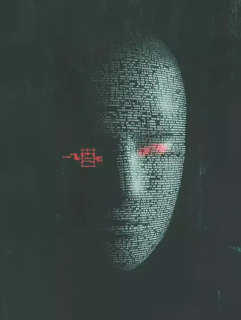 Futuristic AI Conflict Los Angeles
