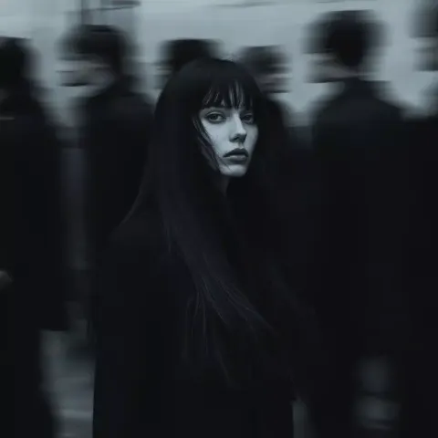 Monochrome Figures with Model