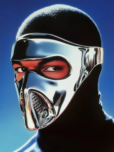 Intense Balaclava Portrait