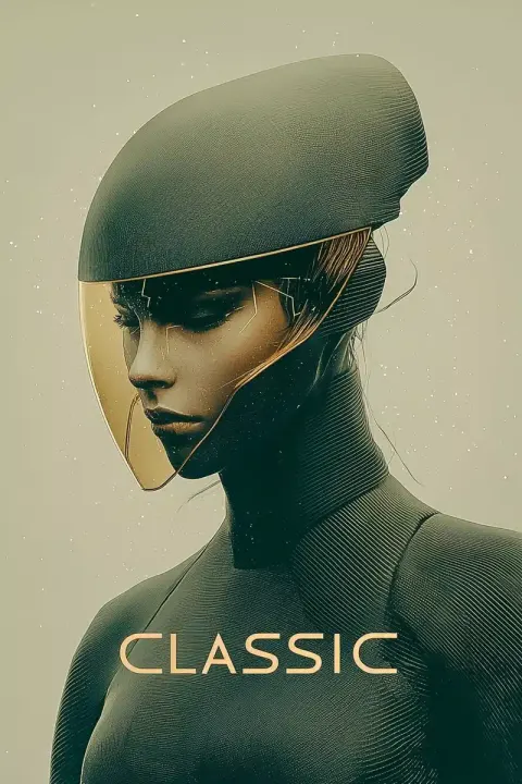 Futuristic Cosmonaut in Cyberpunk
