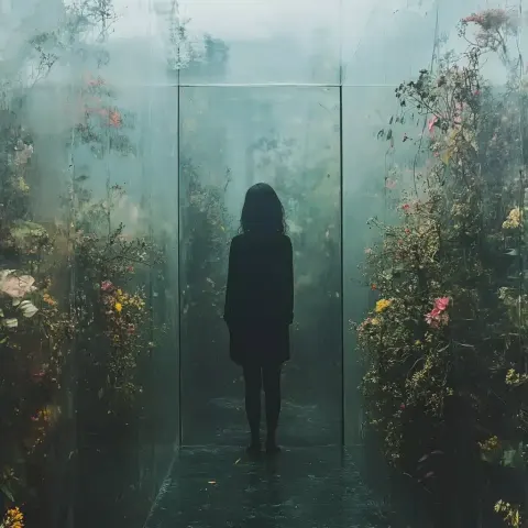 Translucent Corridor Figure