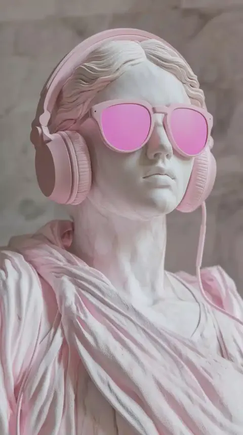 Hyper-Realistic Marble Woman