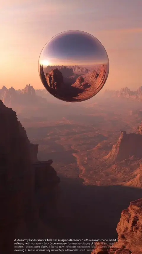Reflective Desert Landscape