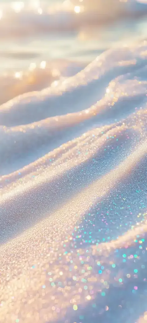 Iridescent Sand Close-Up