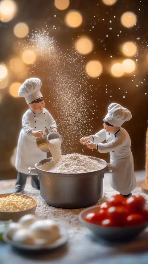 Miniature Chefs in Action