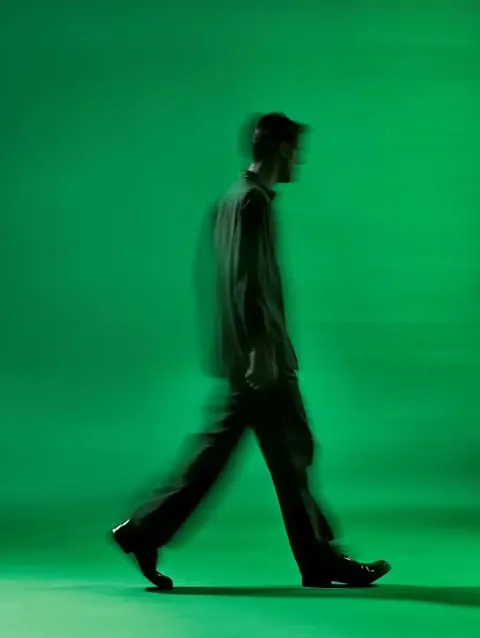 Motion Blur Man Walking