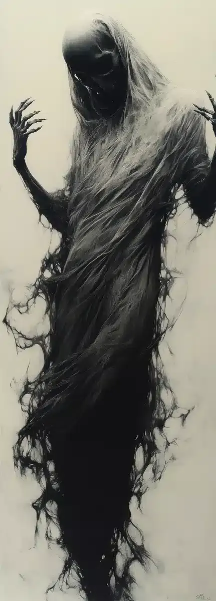 Elegant Reaper in Drer Style
