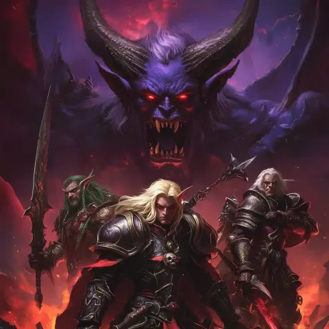 World of Warcraft Character Poster