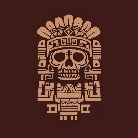 Mayan Ah Puch Logo
