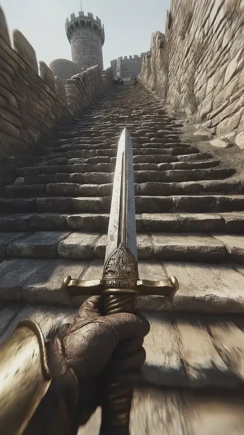 Hyper-Realistic Roman Soldier Perspective