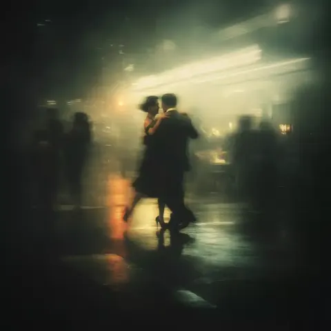 Moody Dance in City