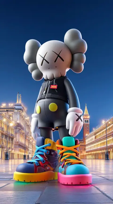 Kaws Mouse at Italian Palace