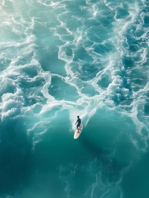High-Definition Surfing Waves