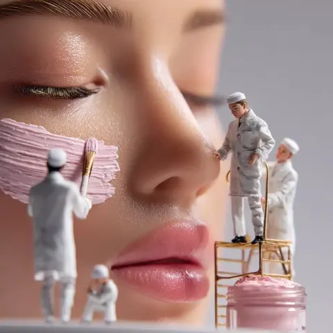 Surreal Portrait with Robots