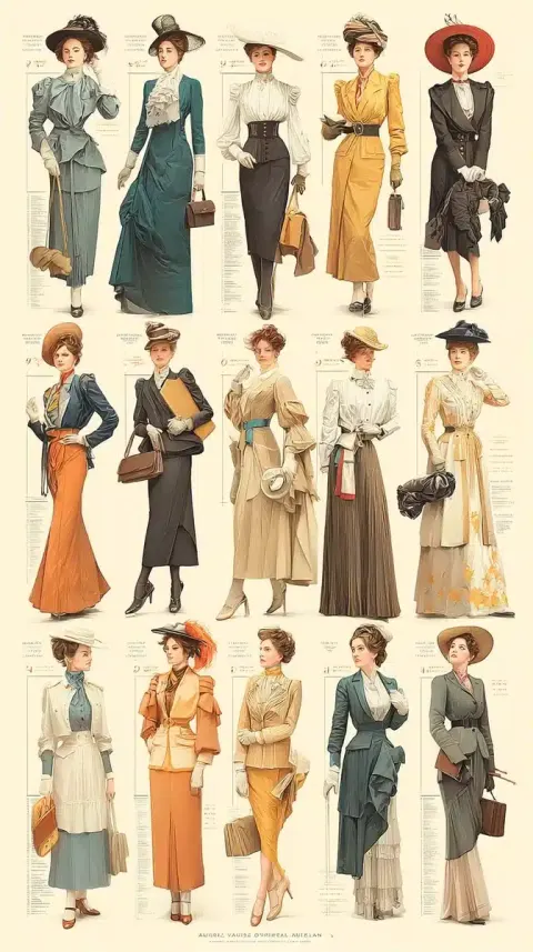 Vintage American Fashion Illustration