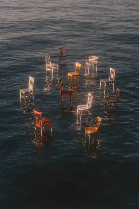 Designer Chairs on Ocean