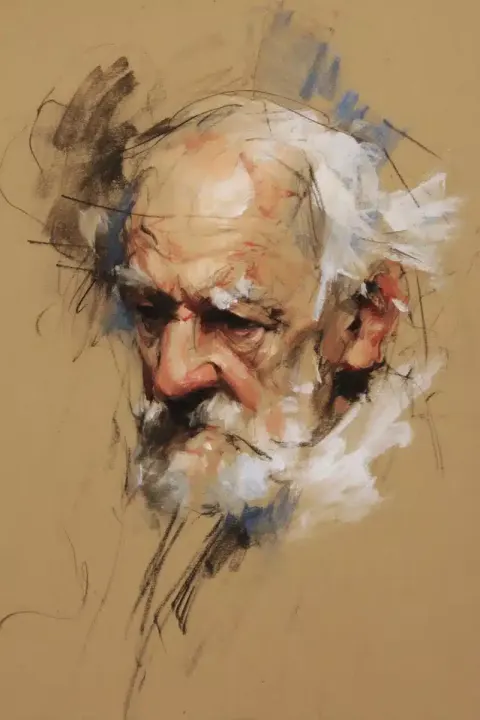 Dynamic Oil Sketch Portrait