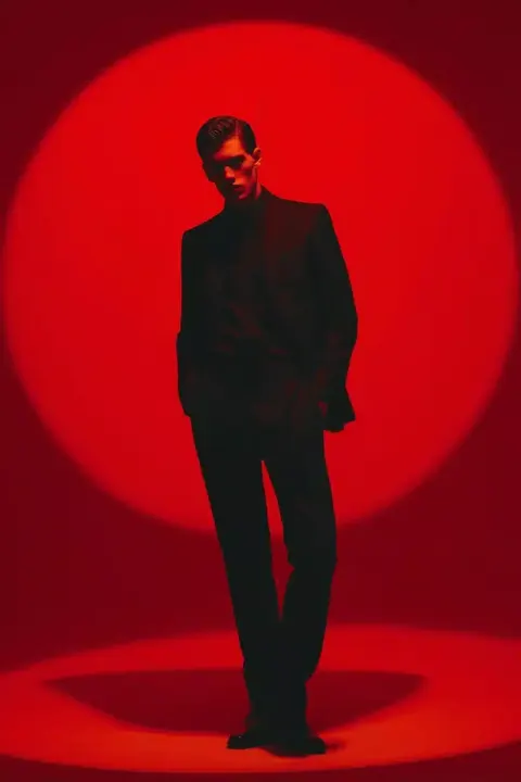 Stylish Model in Spotlight