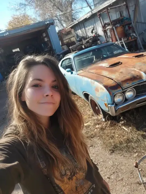 Mechanic Woman with Torino