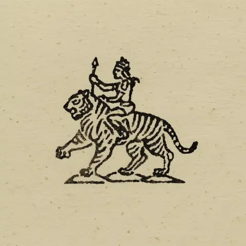 Folkloric Rider on Tiger