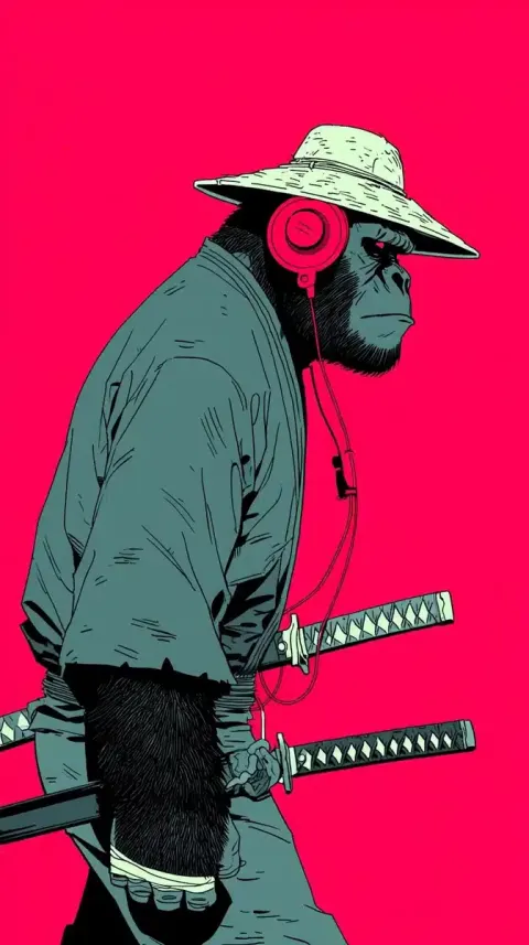 Brutal Gorilla in Profile