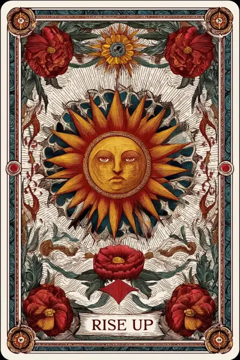 Medieval Sun Tarot Design