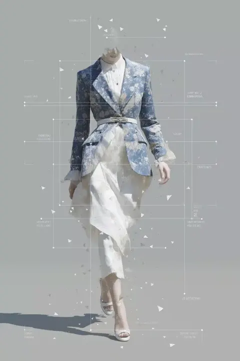 Technical Fashion Design Blueprint