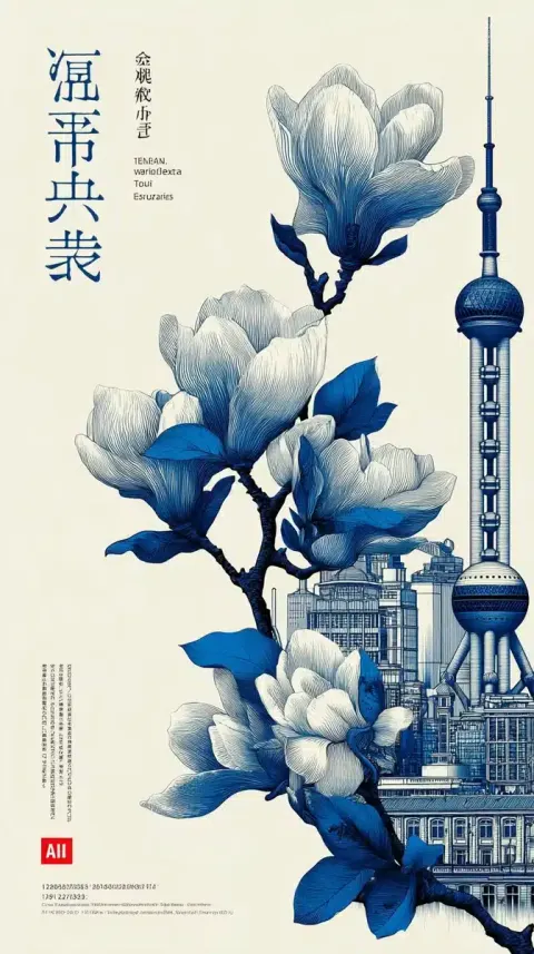 Ink Magnolia Tower Design