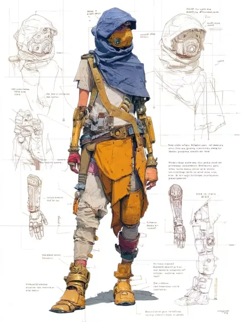Post-Apocalyptic Character Sketch